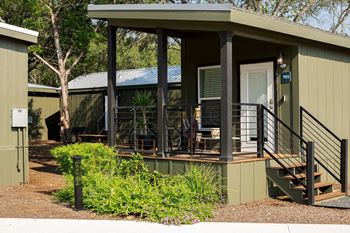 Large outdoor patio